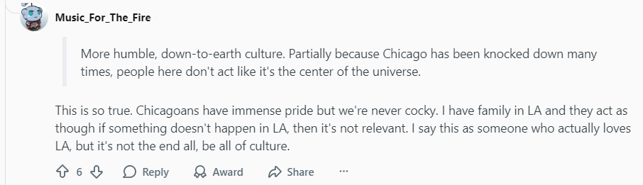 Chicago has the best people