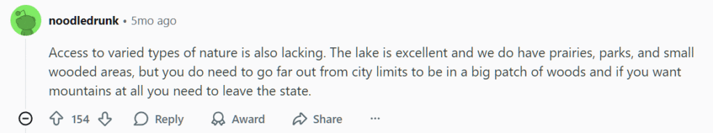 Chicago nature complaints